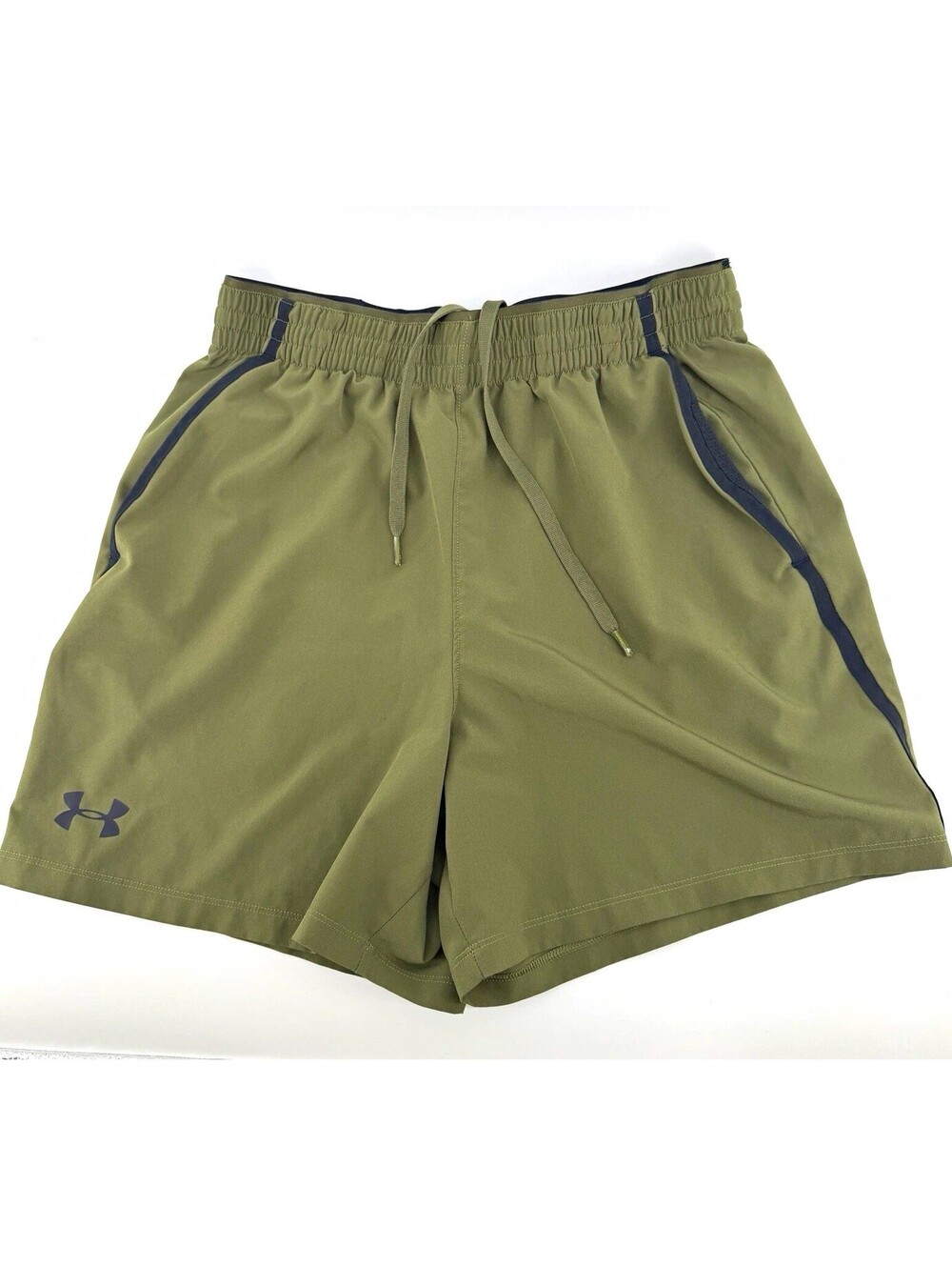 Under Armour Men’s M Olive Green Loose Fit Athletic Shorts Drawstring